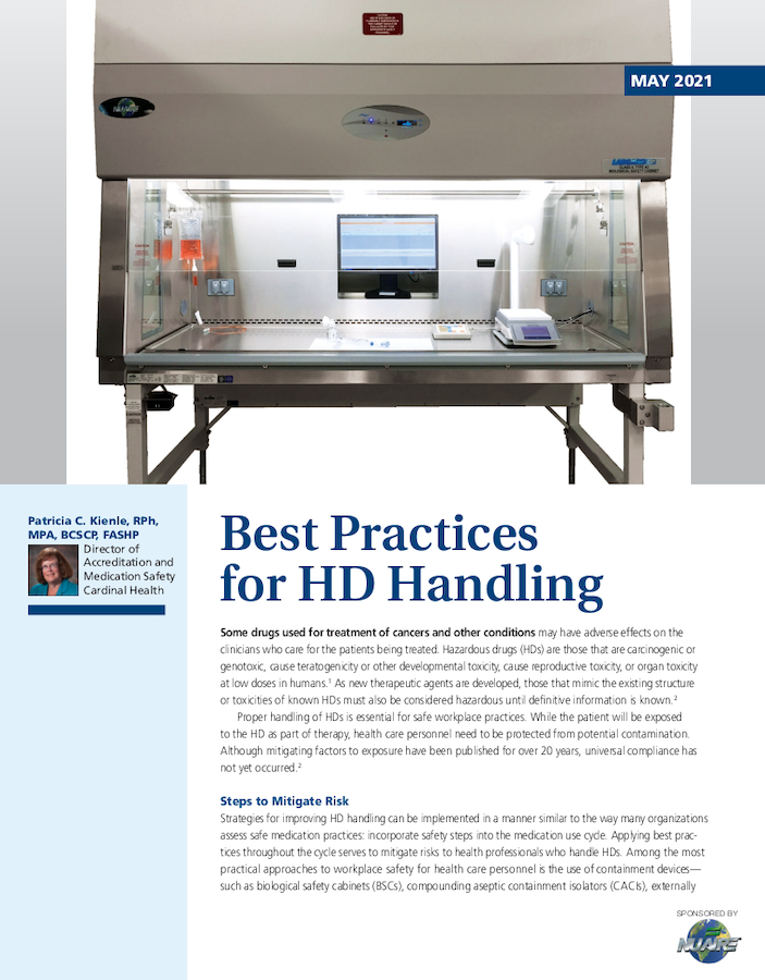 Best Practices for Hazardous Drug Handling